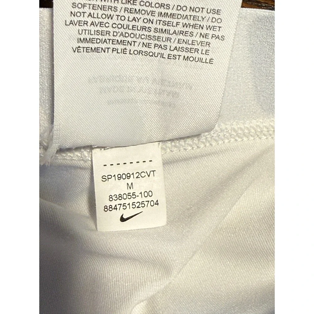 Nike Pro Dri-FIT Mens 3/4 Compression Tights White 838055-100 Size‎ M